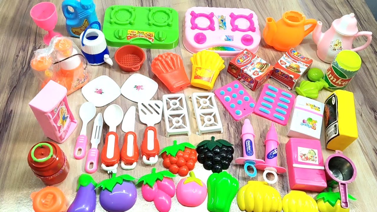 7:55​ Minutes Satisfying with Unboxing Hello Kitty Miniature Kitchen Set | Toy Kitchen Set Unboxing