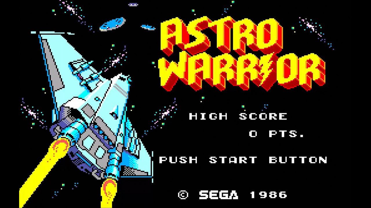 Astro Warrior - Sega Master System (1986) - 306,700