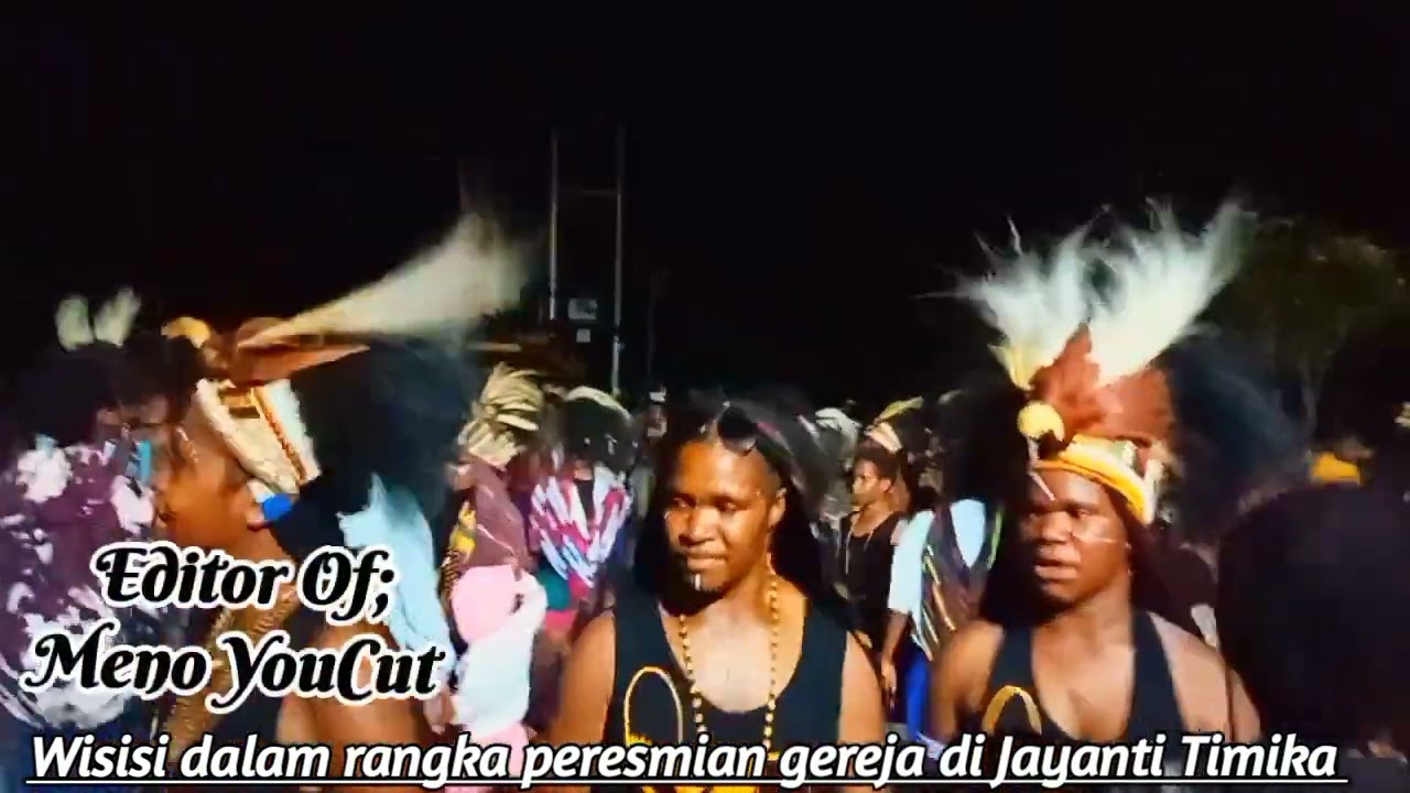 Acara Wisisi dalam Rangka Peresmian Gereja Di Jayanti Timika Papua.(Puncak_Timika) 😎🌴