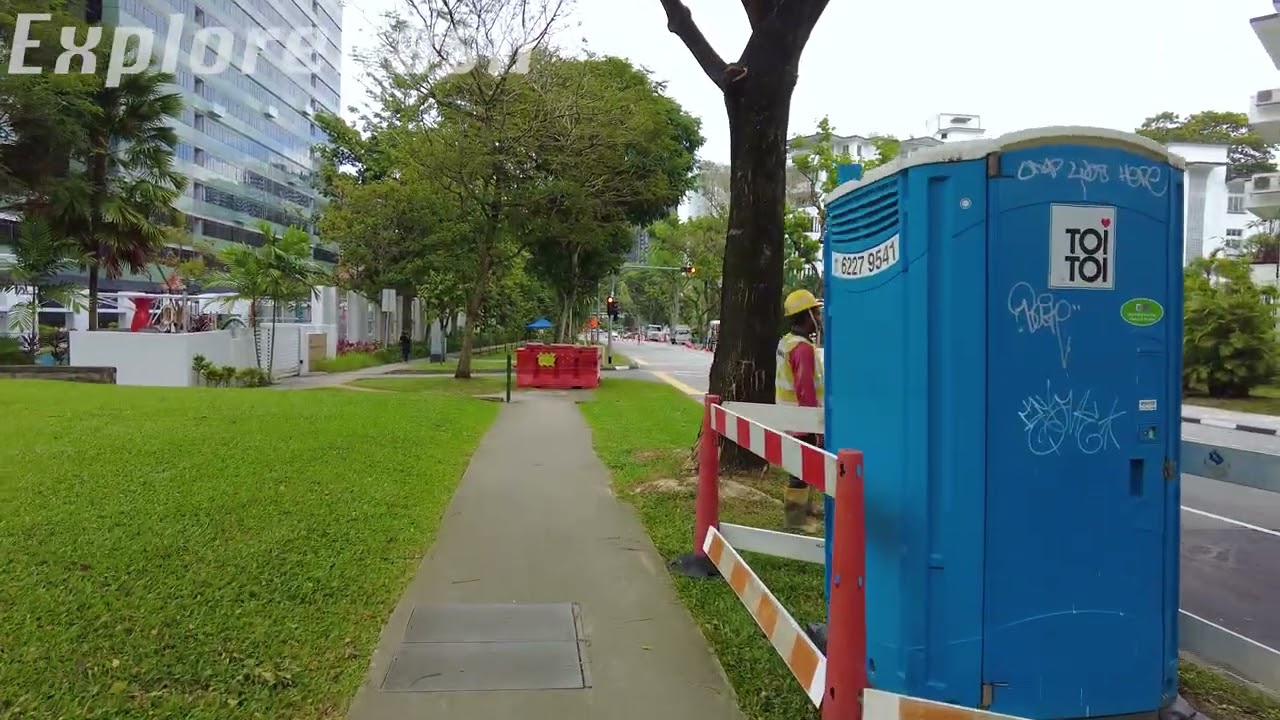 [4K Singapore Walk] The Cairnhill to Newton MRT Exit B – Afternoon Downhill Walk