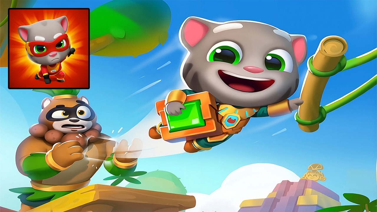 Talking Tom Hero Dash | Token Event Temple Swing | Gameplay Walkthrough | (Android, iOS)