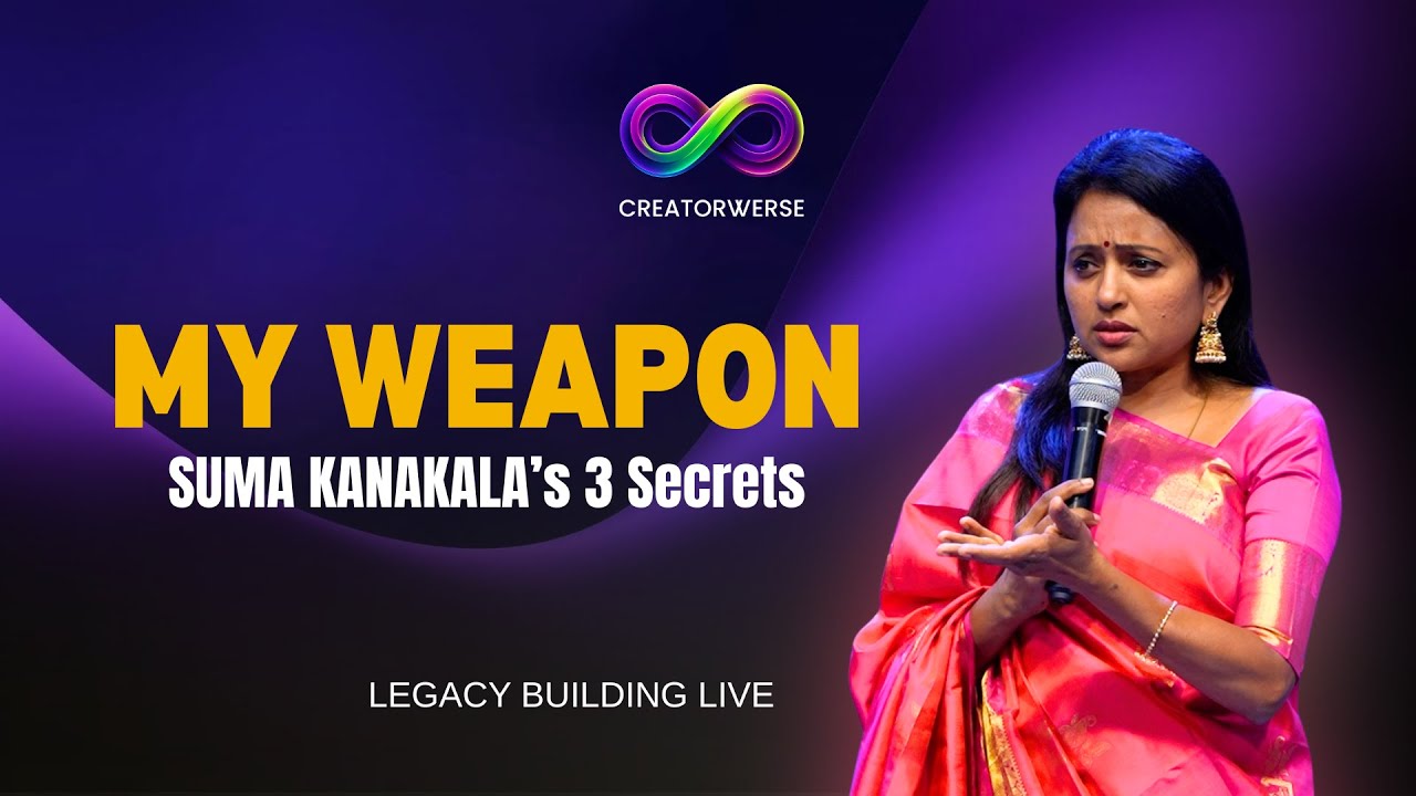 Suma Kanakala at Legacy Building Live: How to Build a 25-Year Career