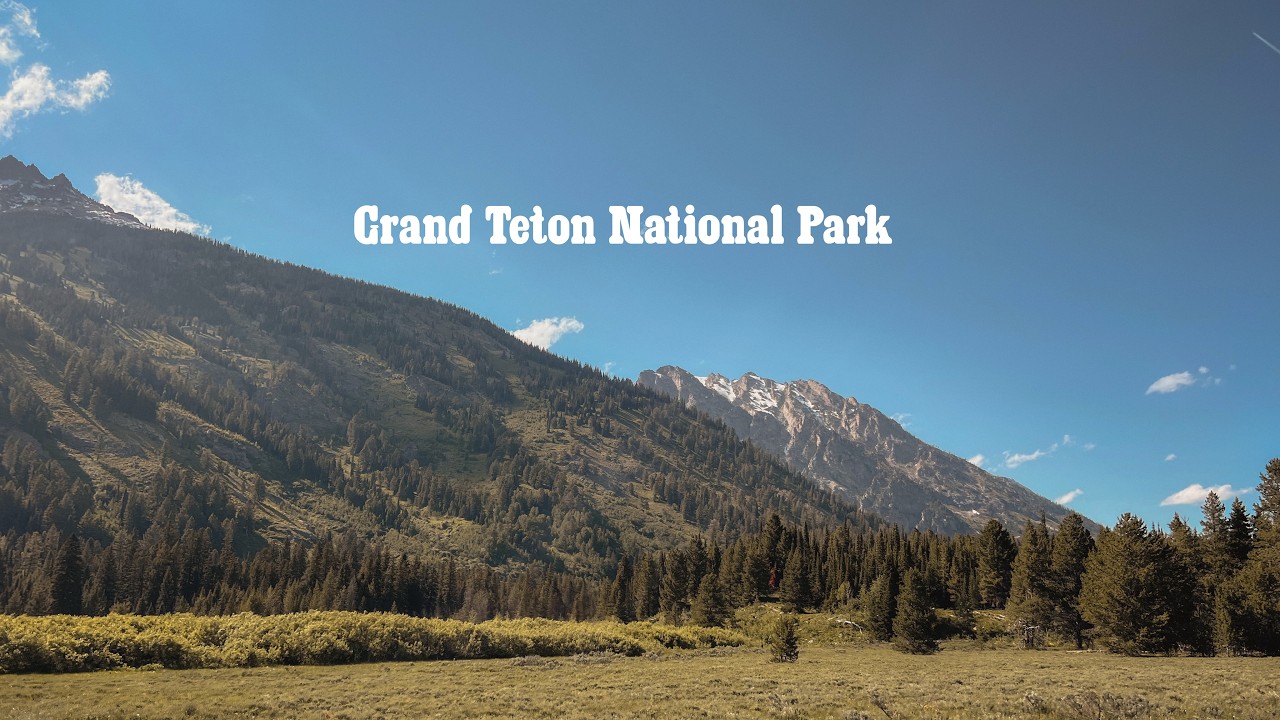 Driving through the Grand Tetons - GoPro (4K)