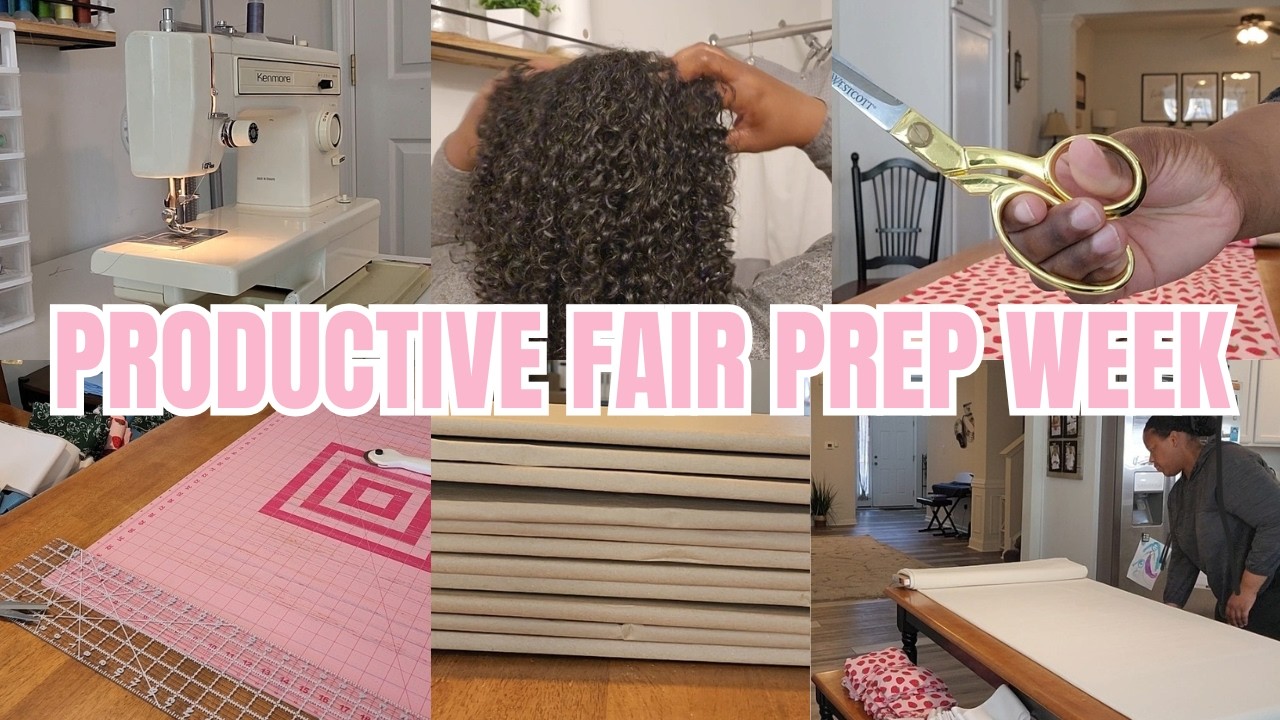 Preparing for 3 Big Fairs!! cutting, sewing, hiring employees, dealing with burnout, bts small biz