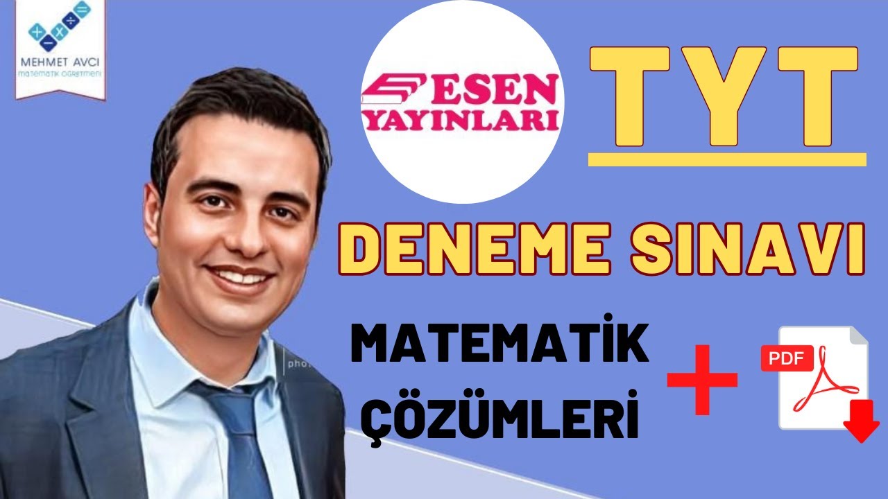 ESEN YAYINLARI TYT-5 DENEME SINAVI MATEMATİK ÇÖZÜMLERİ (1-30)