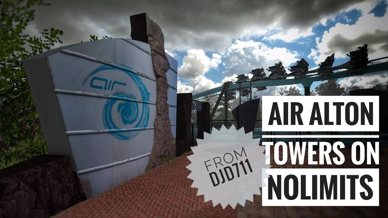 LIVE! - A Trip Down Nostalgia Lane... Air at Alton Towers (NoLimits 2 Recreation!)