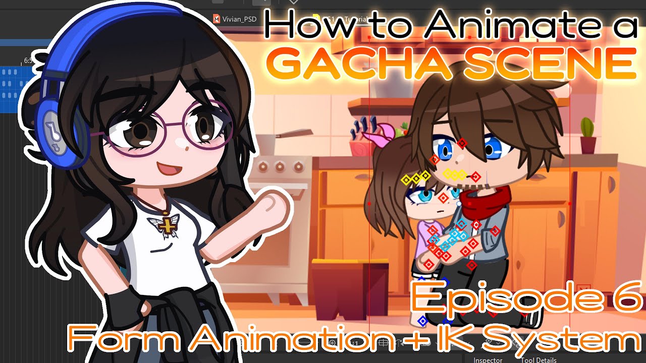 💎Как анимировать сцену Gacha: серия обучающих материалов Live2D | Эпизод 6: Анимация формы + Сист...