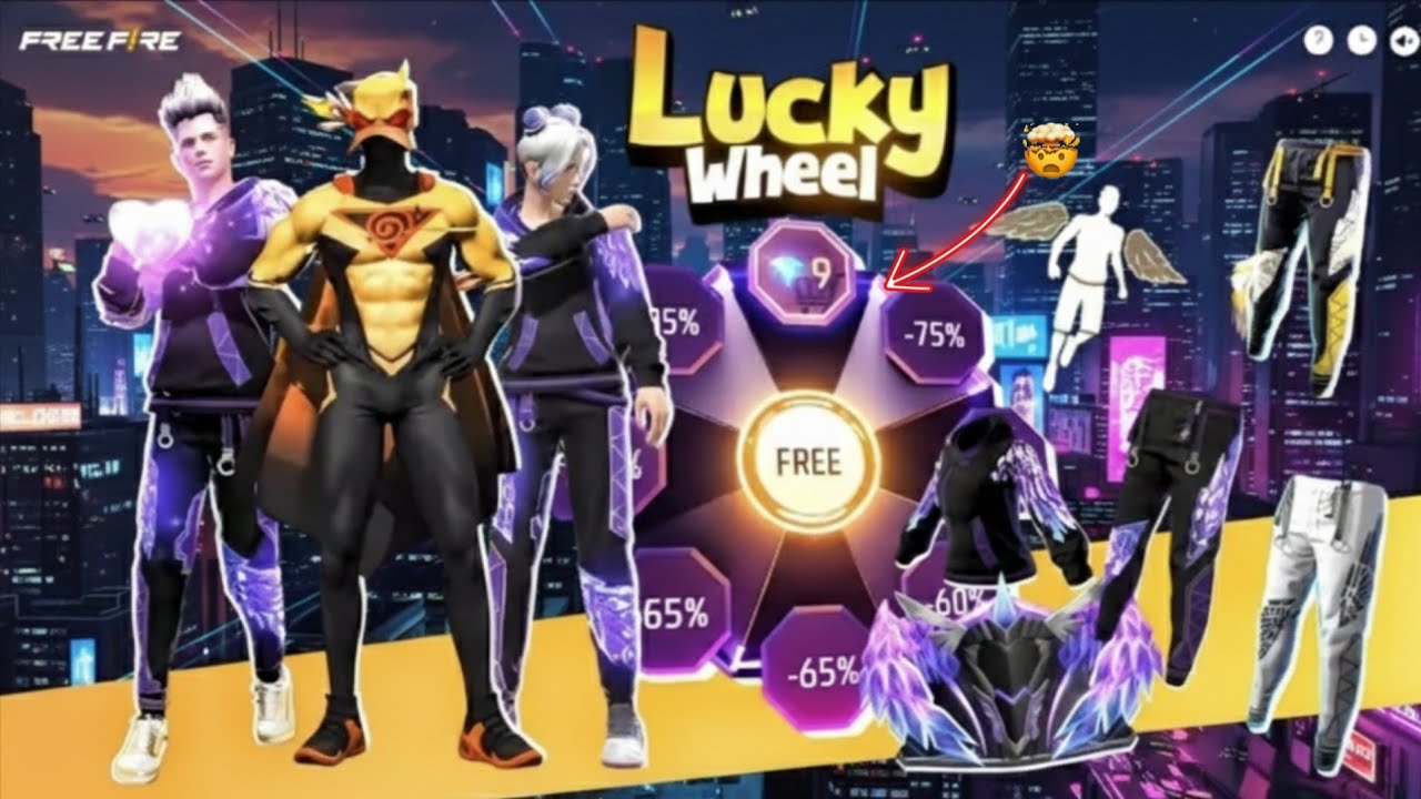 Angelic Pant Event 😍 Next Lucky Wheel Event Free Fire 😲🤯 | free fire new event | ff new event