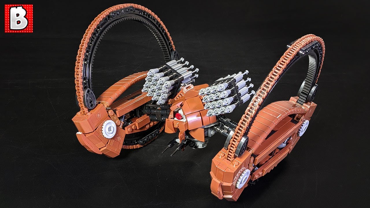 Amazing LEGO Hailfire Droid! Custom Minifigure Scale Design
