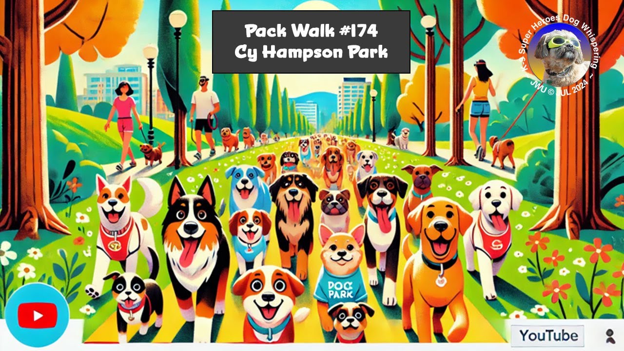 PackWalk#174 at Cy Hampson Park in Victoria, BC - K-9 Super Heroes Dog Whispering