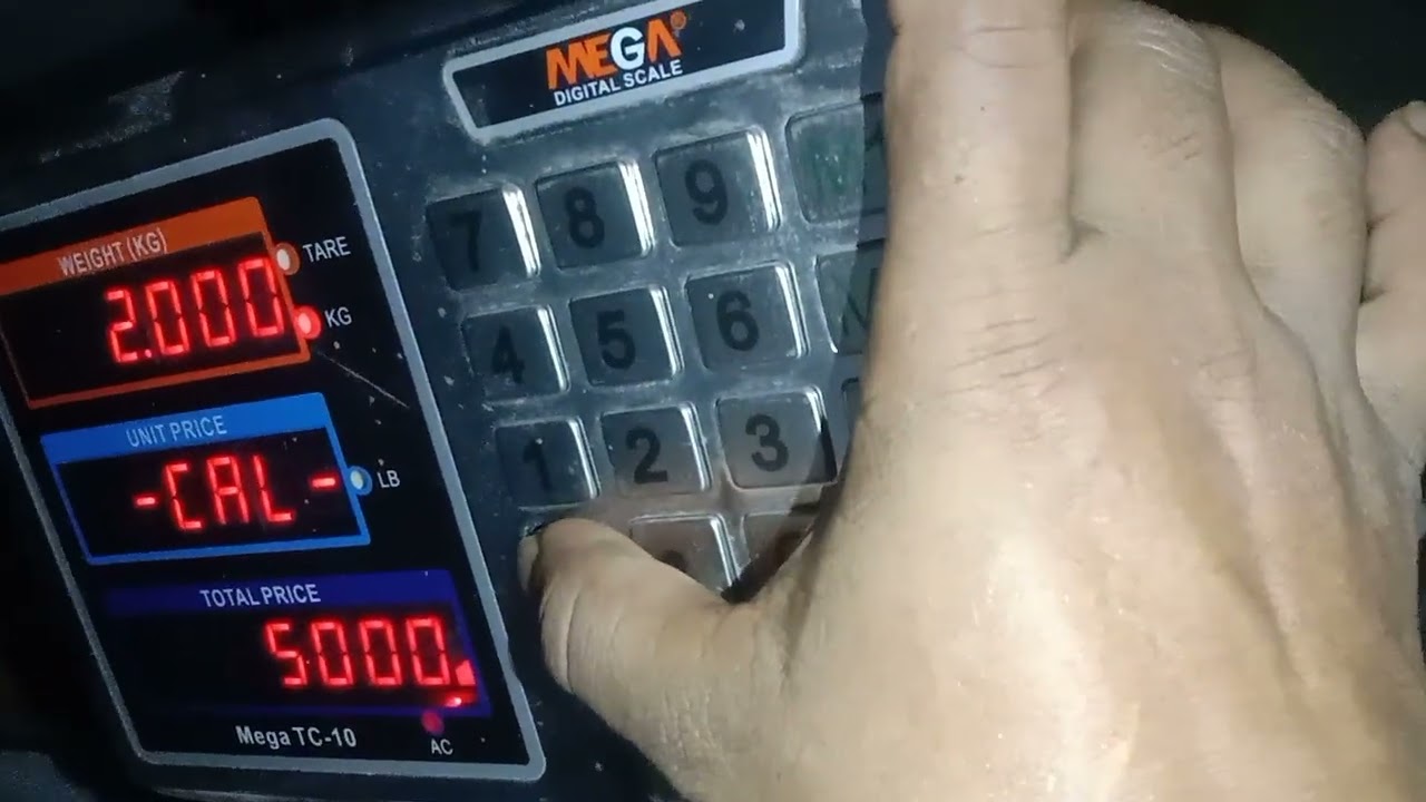 Mega scale calibration Capacity :500 kg