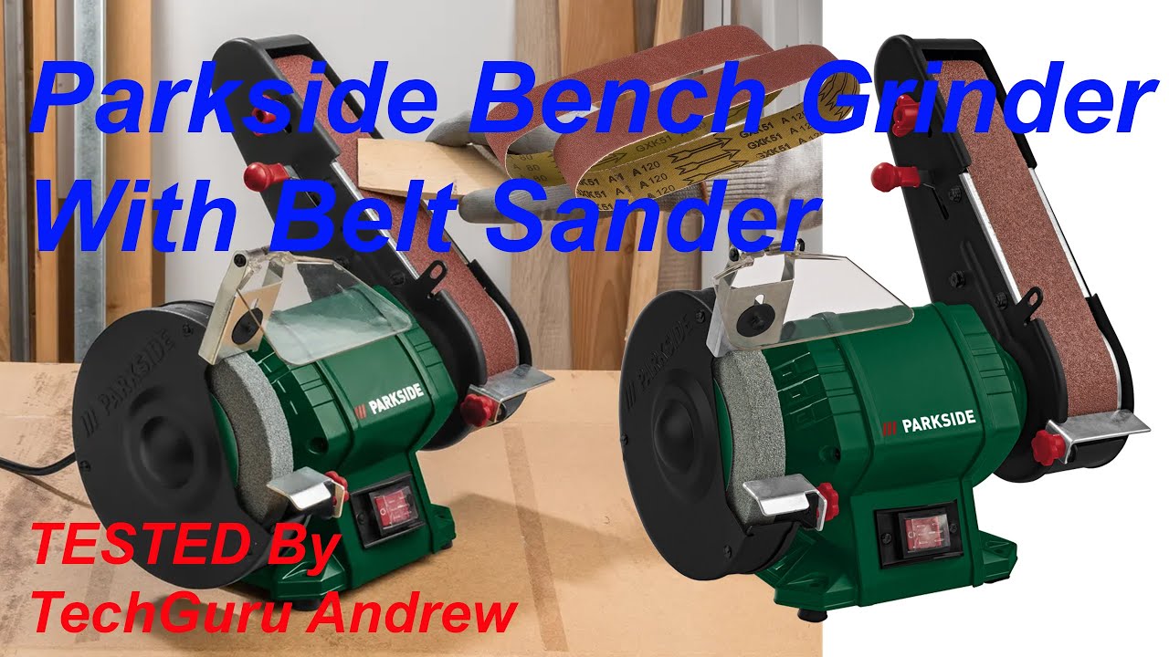 Заточной станок Parkside с ленточной шлифовальной машиной PSBS 240 C2