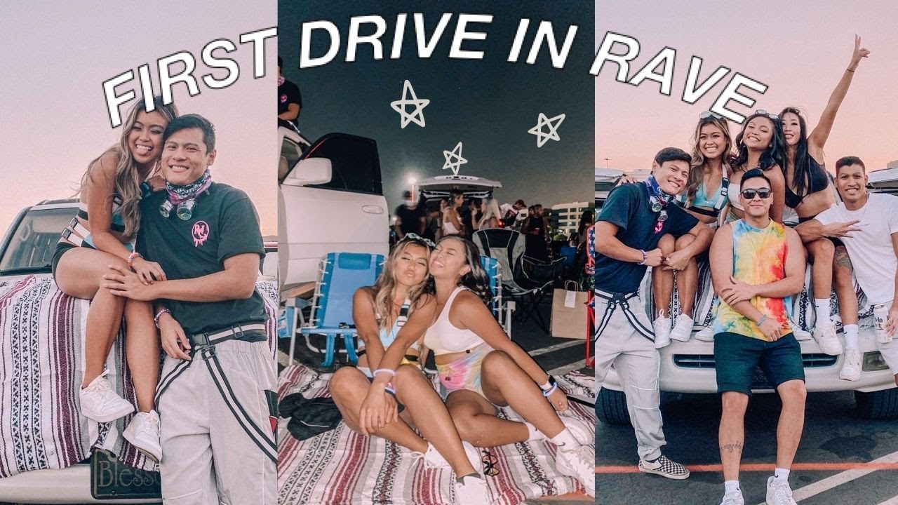 DRIVE IN RAVE WITH ME VLOG ✩  OC, CALIFORNIA ✩ GARETH EMERY