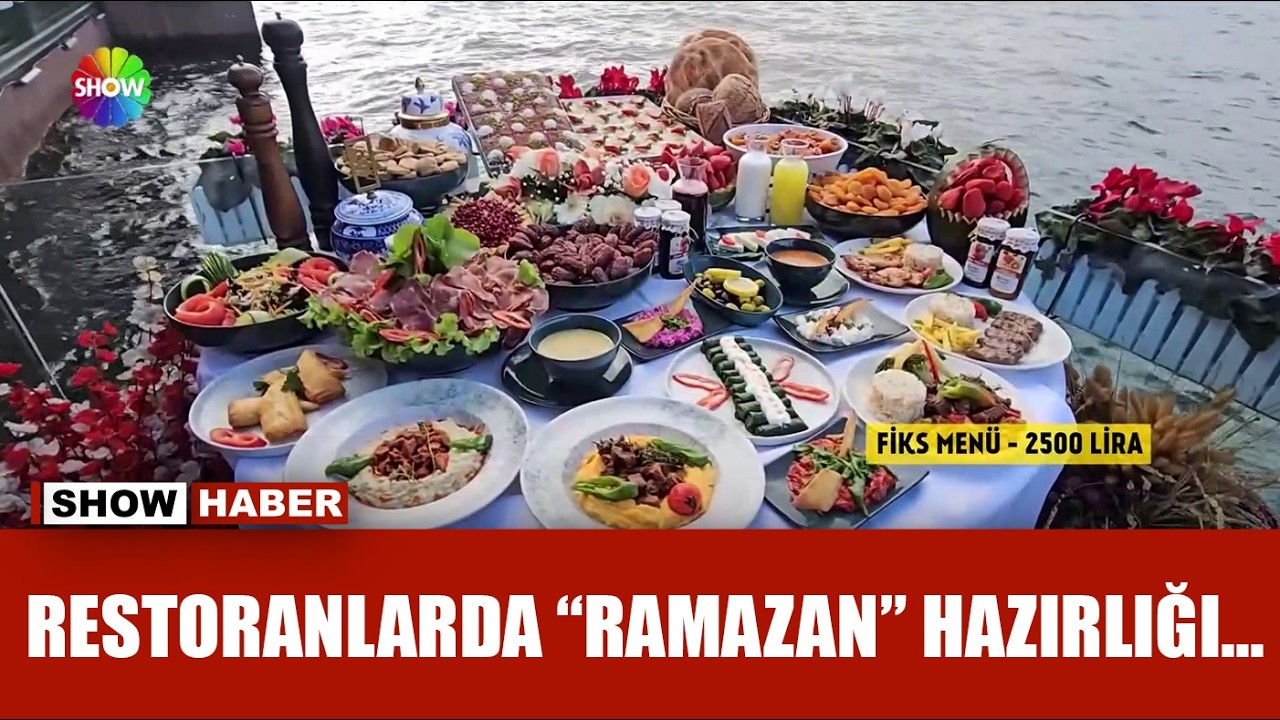 Restoranların iftar menüleri hazır