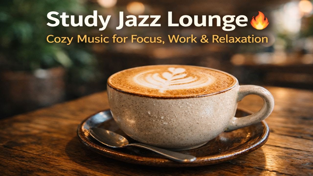 Study Jazz Lounge ☕ Cozy Music for Focus, Work & Relaxation
