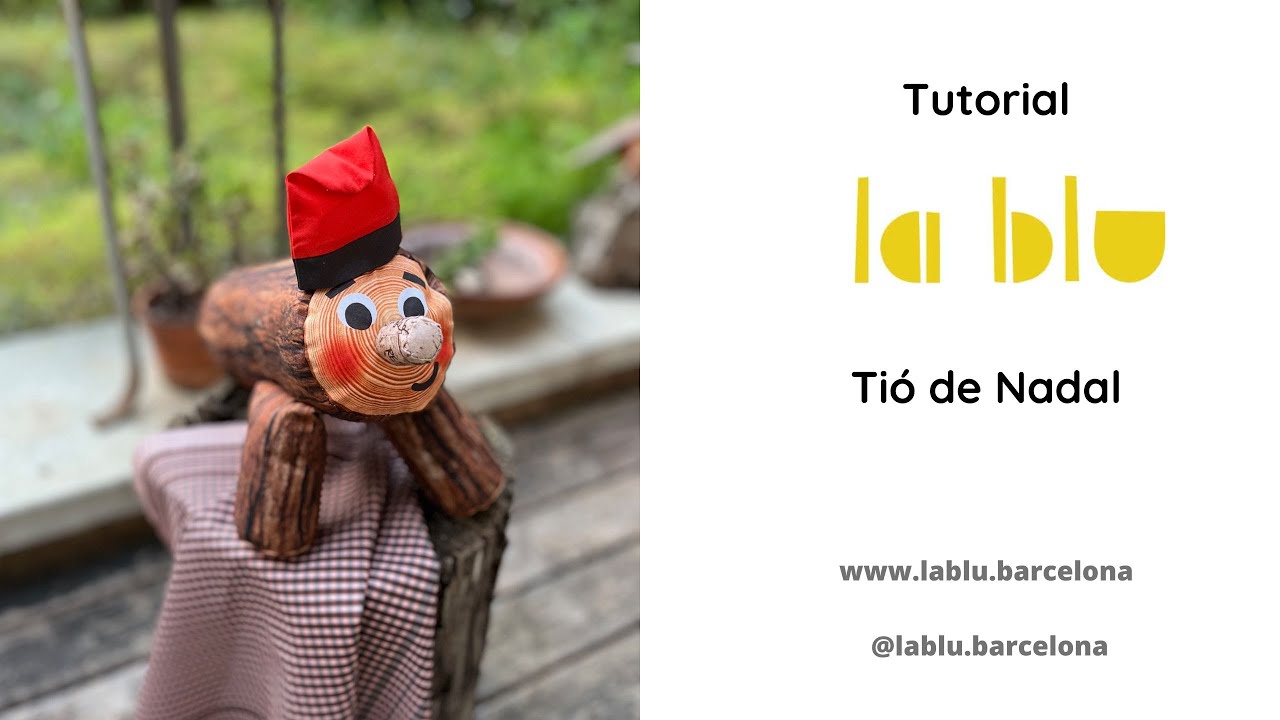 Tutorial paso a paso para coser el panel del Tió de Nadal de LA BLU
