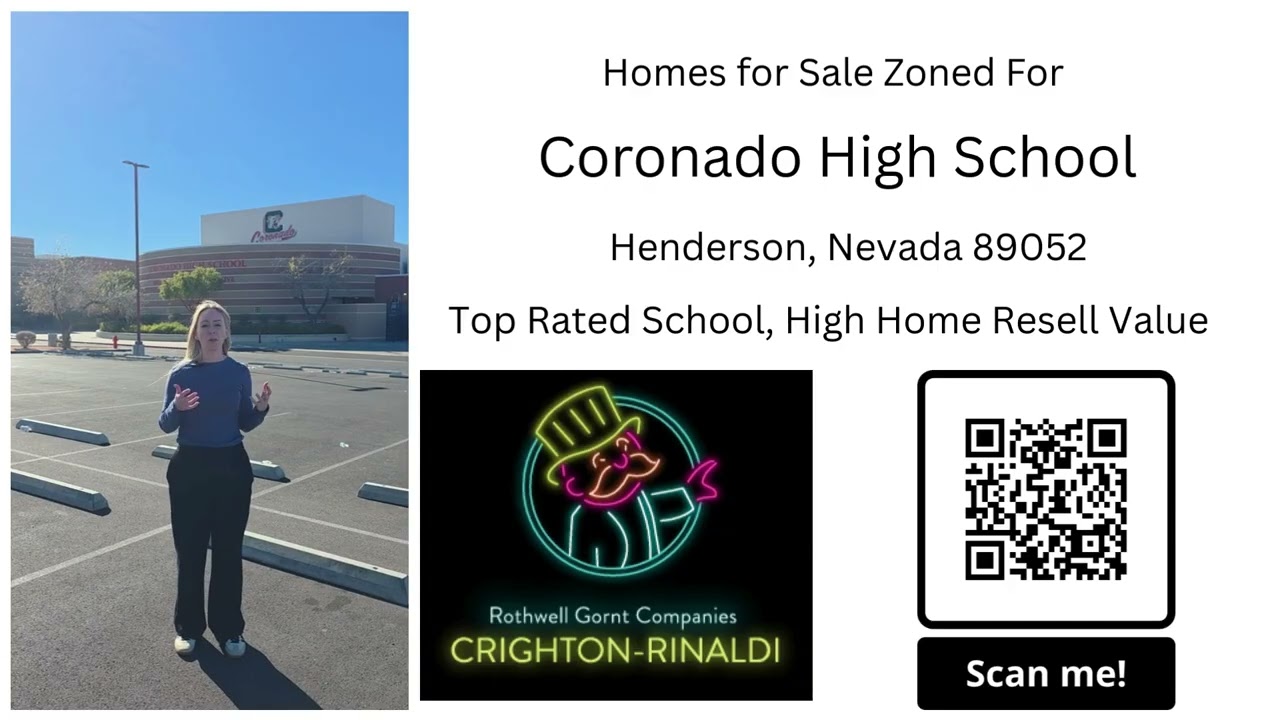 Crighton Rinaldi | Homes for Sale Zoned for Coronado High School | 89052