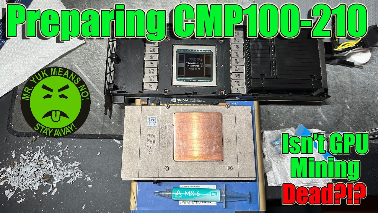 Repasting The CMP100-210 GPUs - Just In Time For A Xelis Pump!