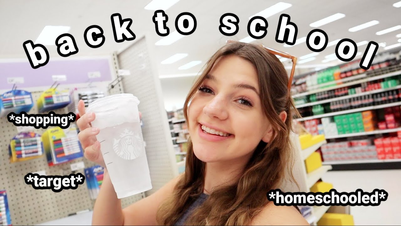 back to school supply shopping