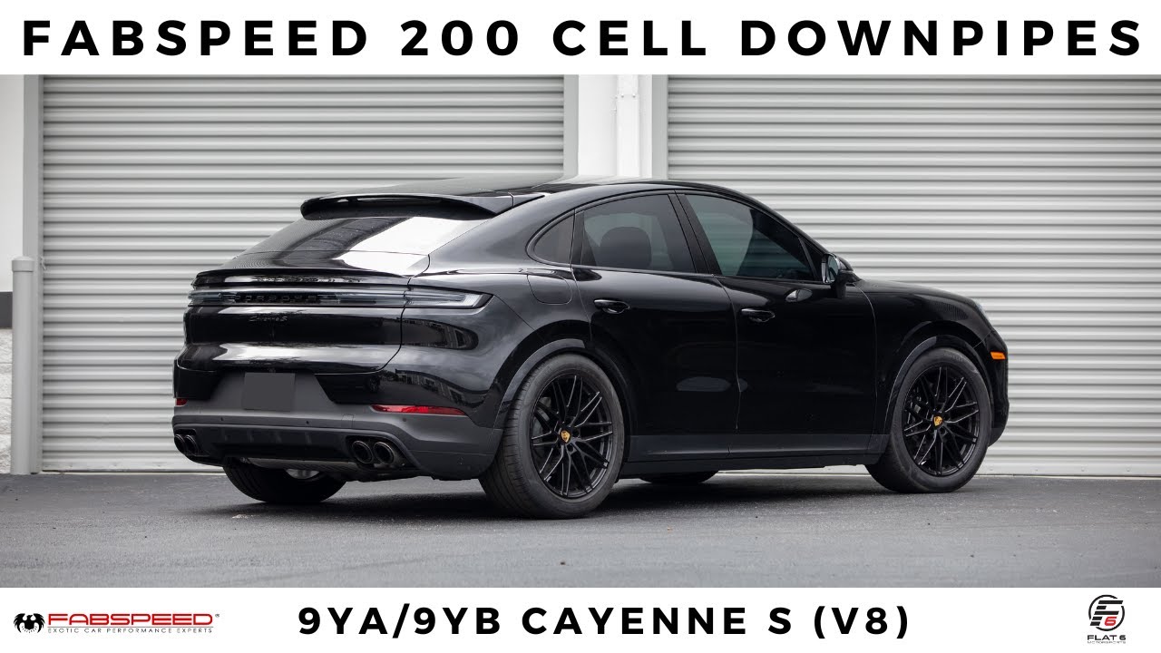 9YA / 9YB Cayenne S (V8) - Fabspeed 200 Cell Downpipes