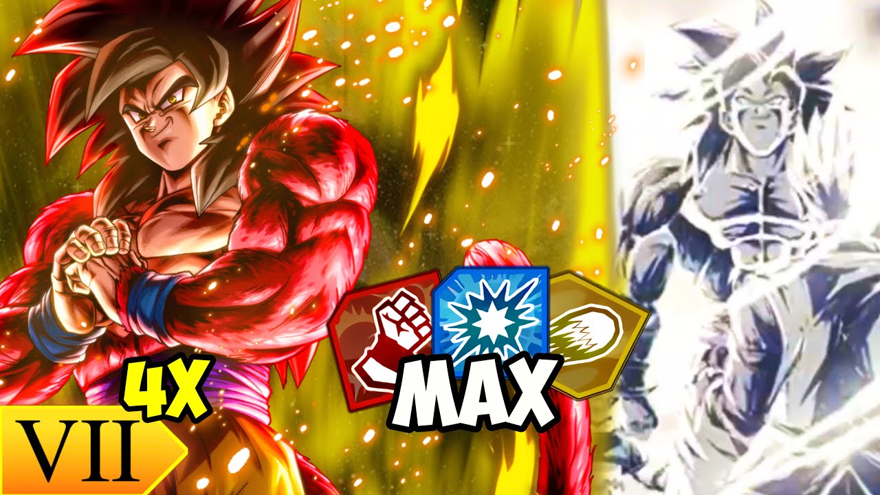 A MONSTROUS FORCE!!! 4X ZENKAI 7 BUFFED ULTRA SSJ4 GOKU MAX ARTS BOOSTED | Dragon Ball Legends