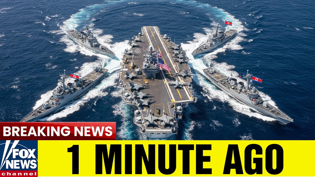 North Korea Sent 3 Warships to Confront a U.S. Aircraft Carrier &mdash; BIG MISTAKE