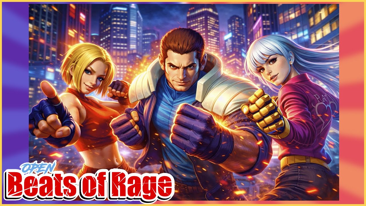 Beats of Rage / 2 Players / Beat 'em up / Arcade / PS2 / Longplay / No Commentary
