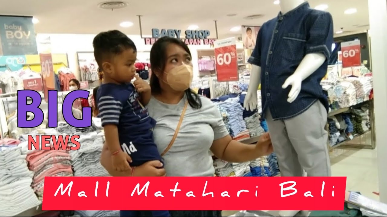 MATAHARI MALL DENPASAR BALI !! Pengunjung Masih Sepi Menjelang Lebaran
