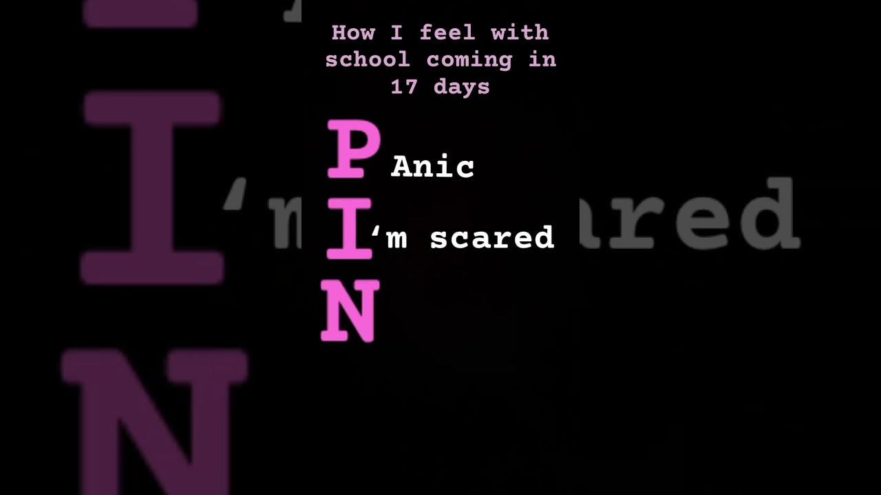 PINK      P- Panic    I-Im scared   N- Nauseous   K- Death #pink #barbie