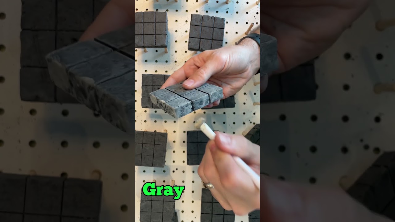 How to paint #dungeontiles in 1 minute #terrain #tabletopcrafting