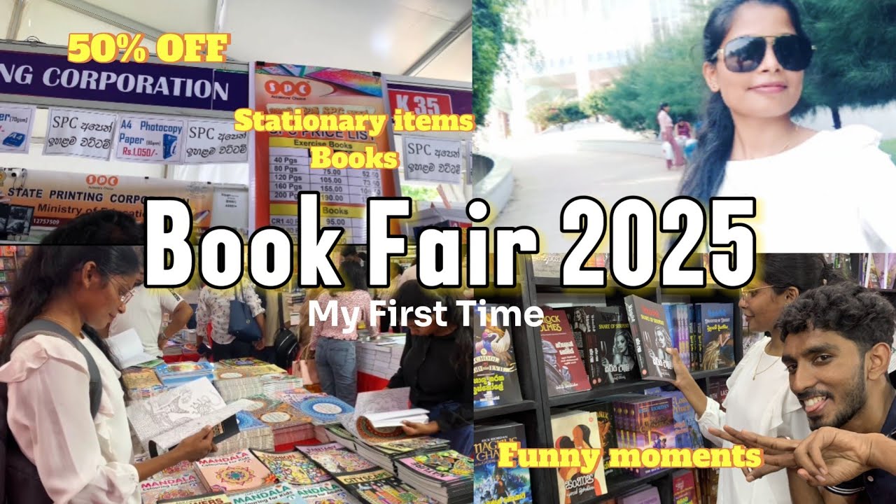 📚✨ My First Time at Book Fair 2025 ✨ Funny clips + discounts + real moments 😂
