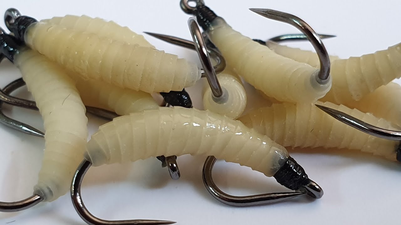 Easy and effective maggot pattern!Fly tying maggot