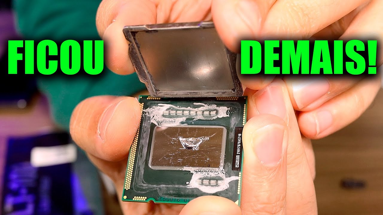 COLOQUEI METAL LIQUIDO DENTRO DO PROCESSADOR, O QUE EU GANHEI COM ISSO?