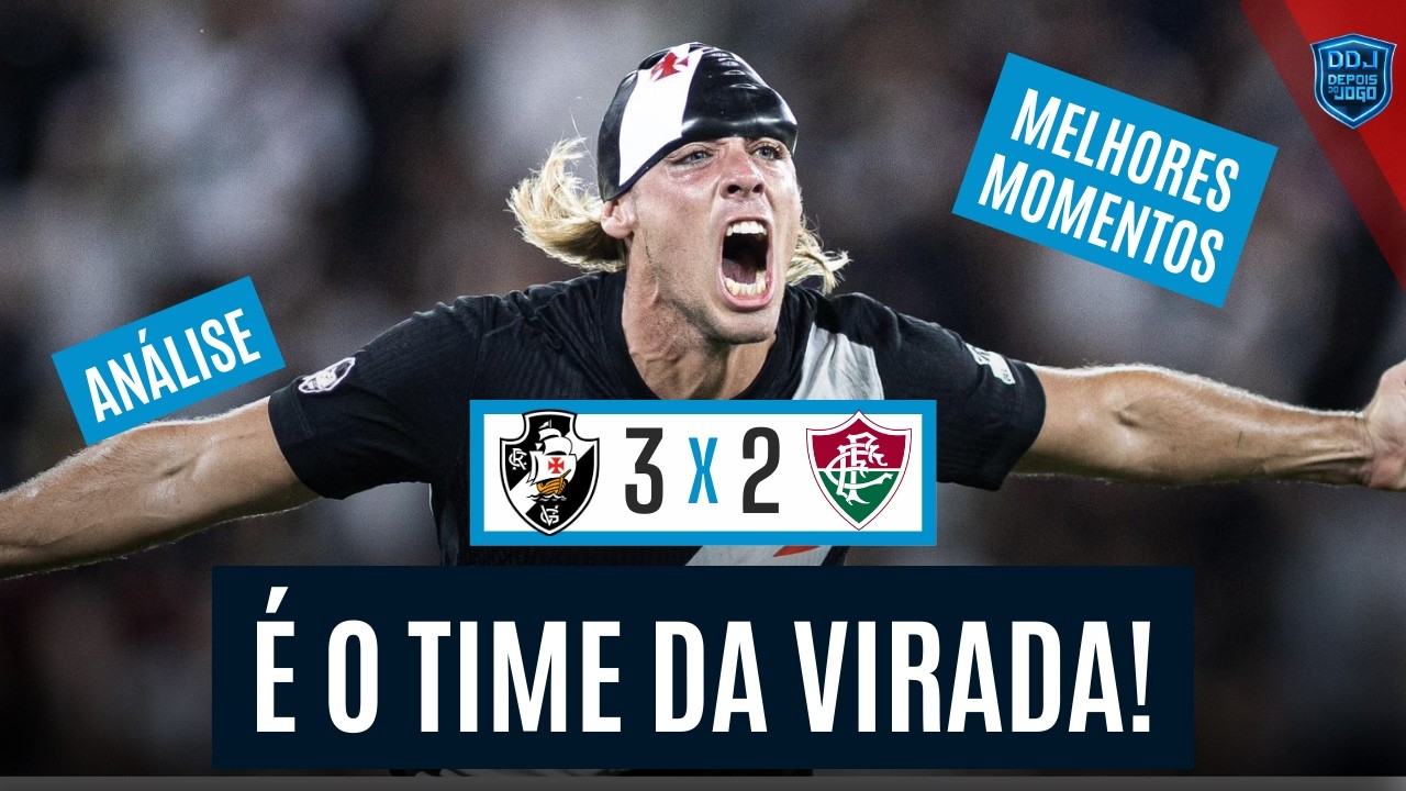 ALUCINANTE! VASCO VENCE O FLUMINENSE DE VIRADA! | VASCO 3X2 FLUMINENSE