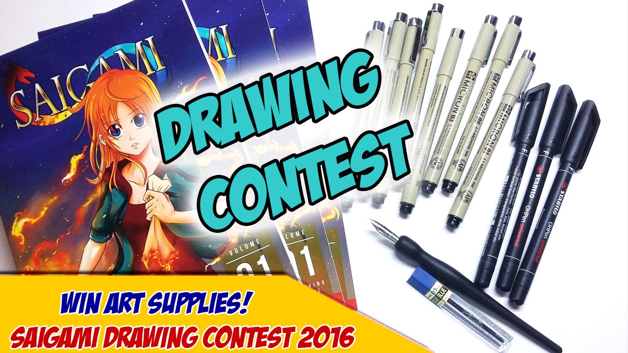 Saigami Drawing Contest 2016 (CLOSED) Win art supplies!