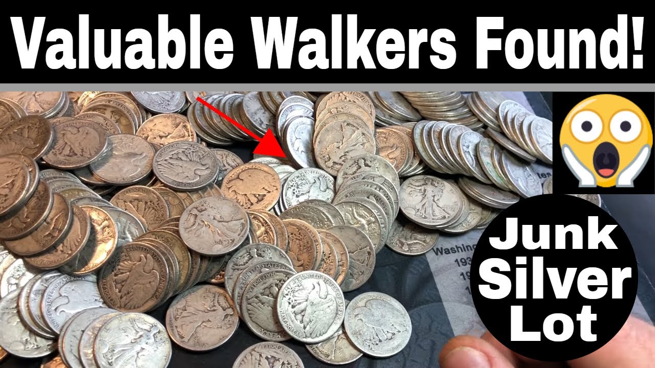 Valuable Walking Liberty Half Dollars Found Searching Junk Silver Lot