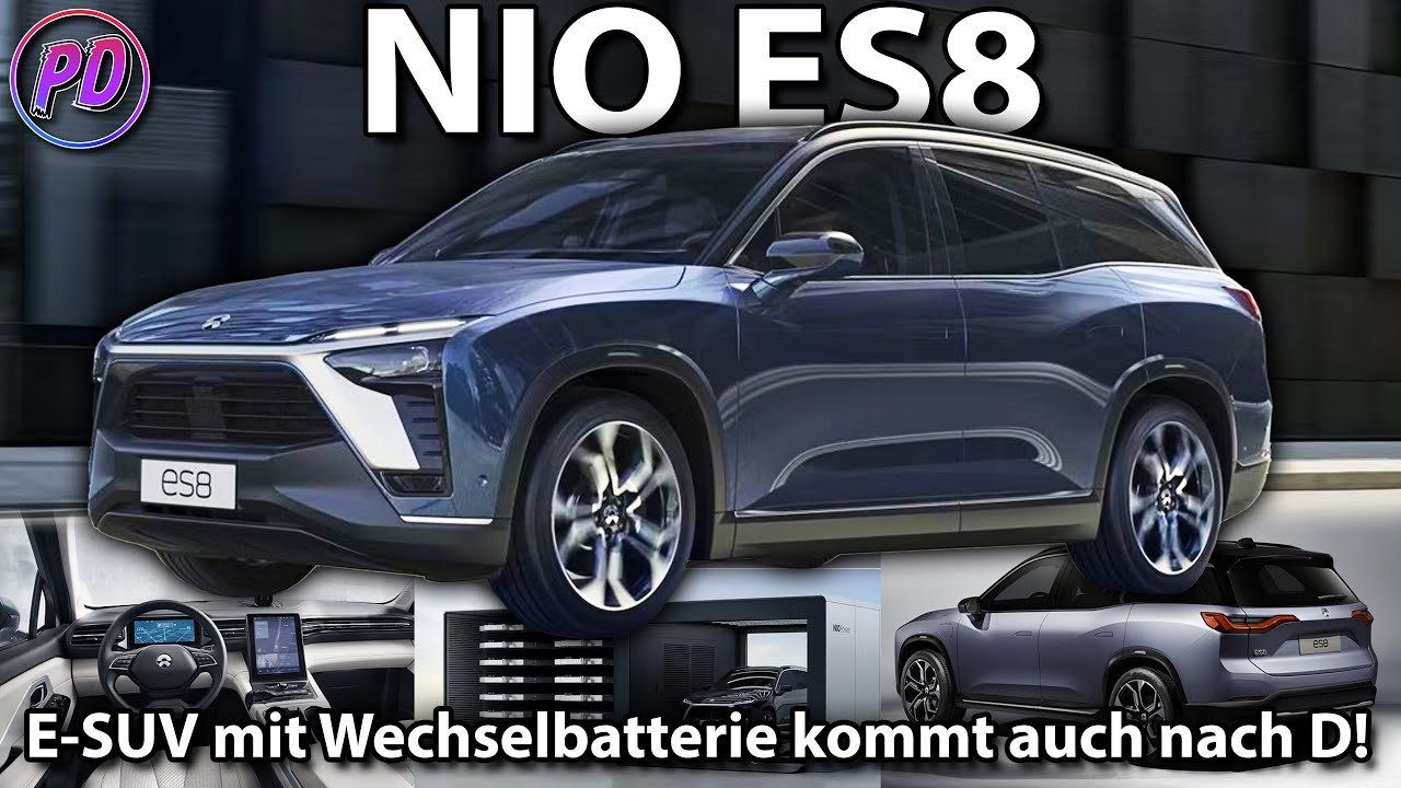 NIO ES8 - E-SUV mit Wechselbatterie kommt auch nach Deutschland!
