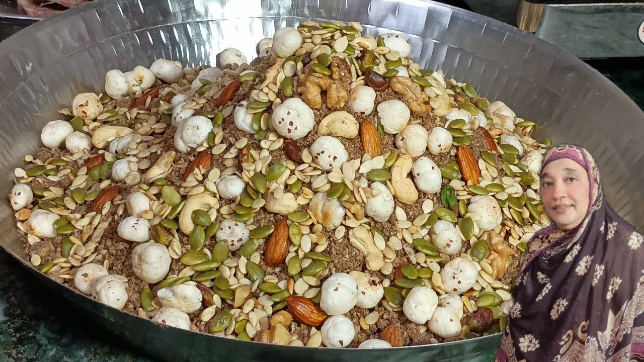 Panjeeri recipe | back pain , joint pain, migraine, an immunity booster panjiri recipe | panjiri 