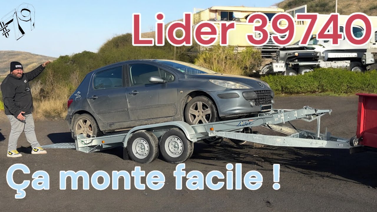 Flo et Nico/ Porte voiture LIDER 2000kgs