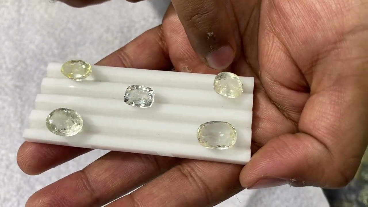 💯 original white Pukhraj kaha Mille ga? #pukhraj #sapphire #natural top quality white Pukhraj 🤩#gems