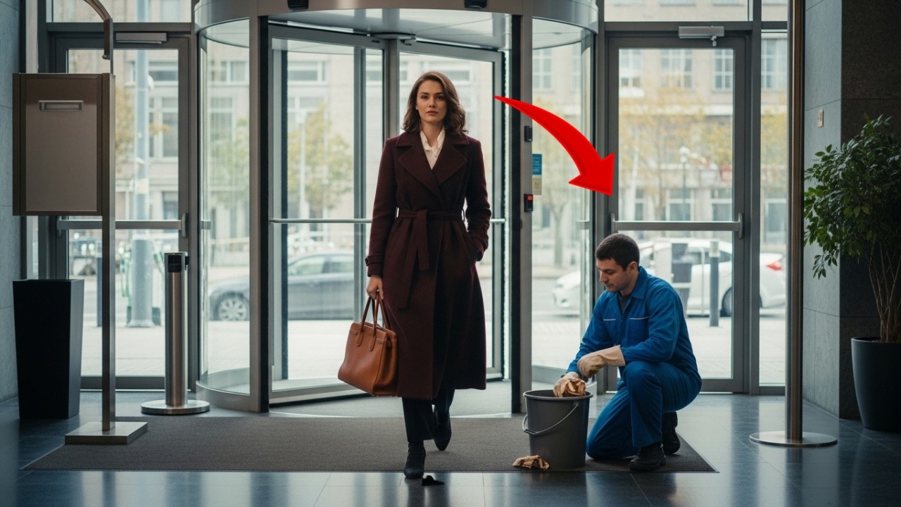 A descoperit că logodnica îl trăda chiar în timp ce îi spăla coridoarele companiei.