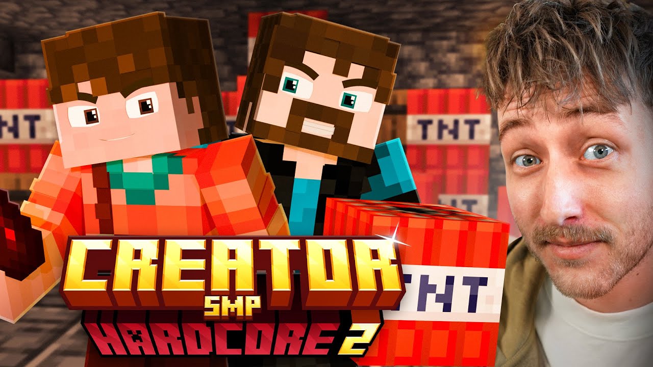 TNT TRAPS BOUWEN MET DUNCAN! - CreatorSMP Hardcore 2 [Dag 6]