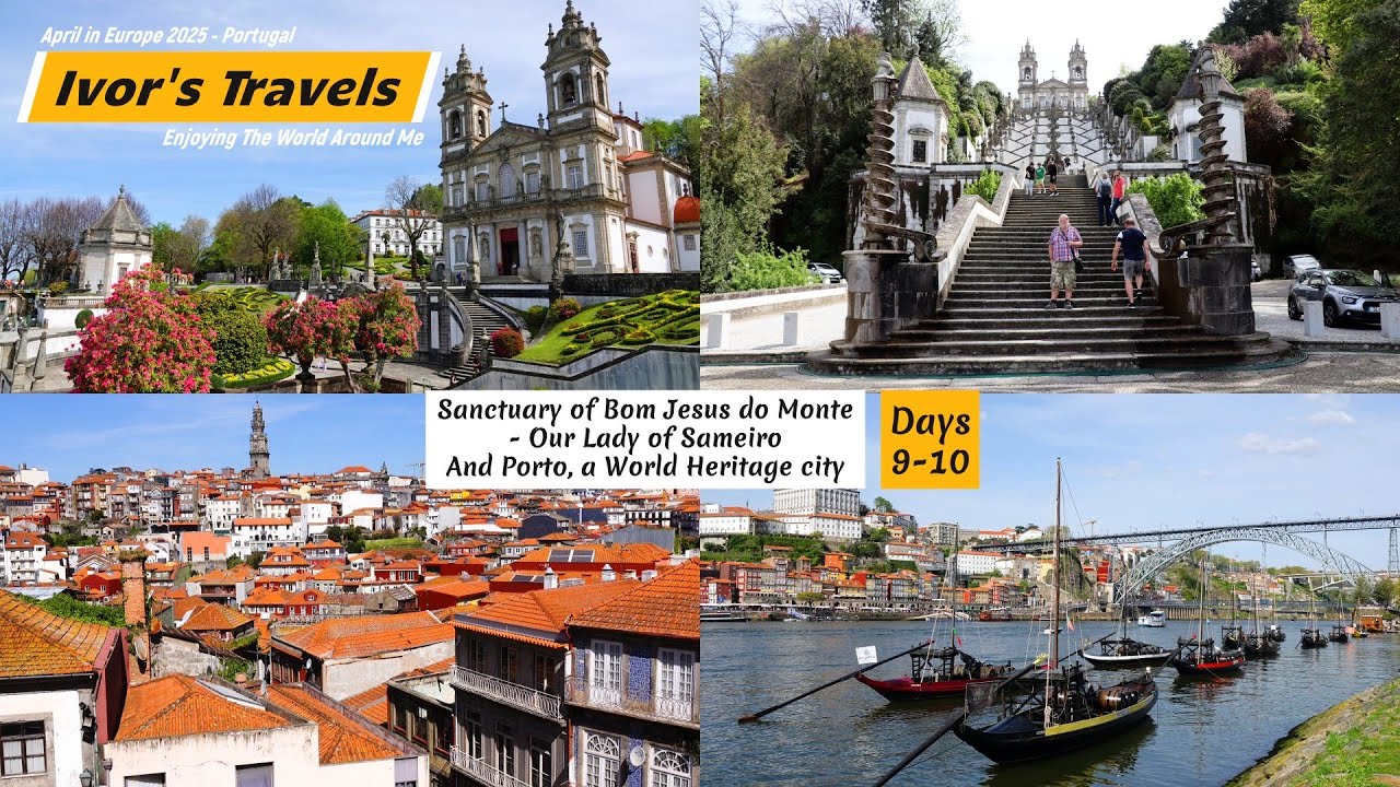 Sanctuary of Our Lady of Sameiro & Bom Jesus do Monte and the coastal city of Porto - Portugal