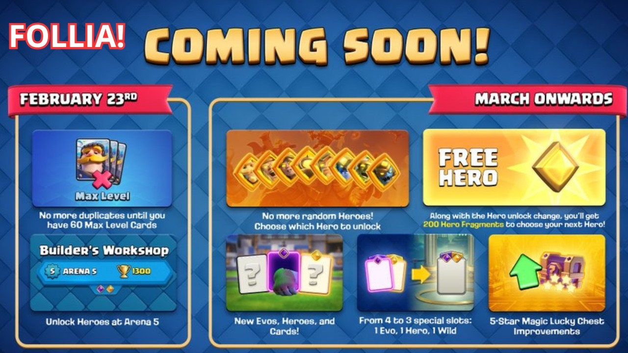 SUPERCELL.. CAMBIA TUTTO su CLASH ROYALE