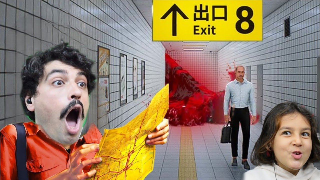 ÇIKIŞI İMKANSIZ LABİRETTEN ÇIKMAK İÇİN 8.ÇIKIŞI BUL 😱  THE EXIT 8
