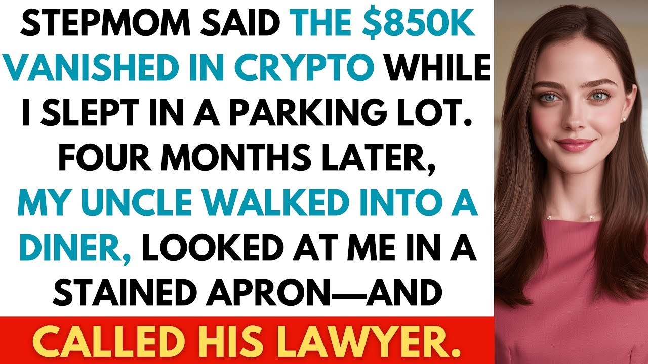 Stepmom Said My $850K “Vanished in Crypto”—I Lived in a Truck Until My Uncle Walked Into the Diner