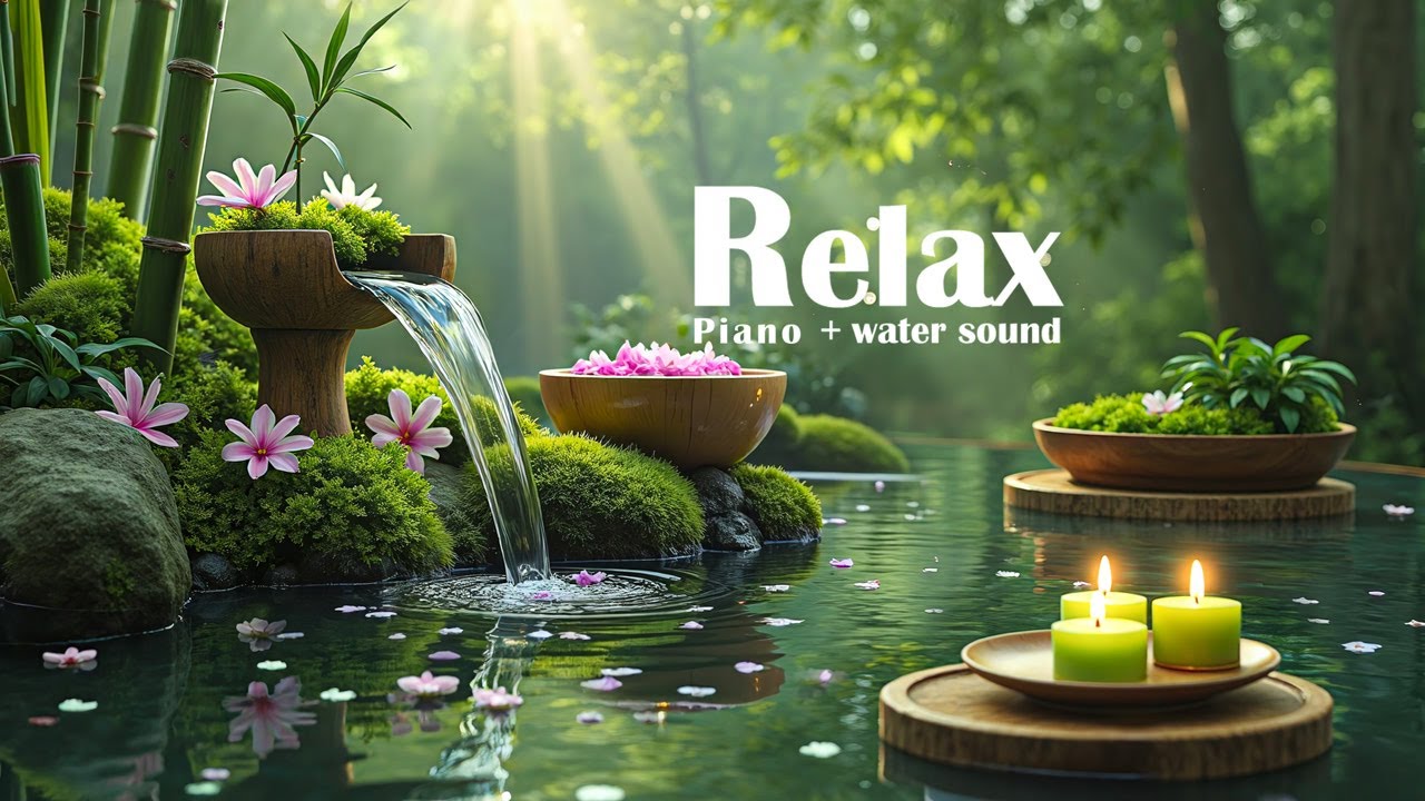 Healing Music to Relieve Stress and Anxiety 🌿 Calming Piano Music & Nature Sounds, Meditation Music