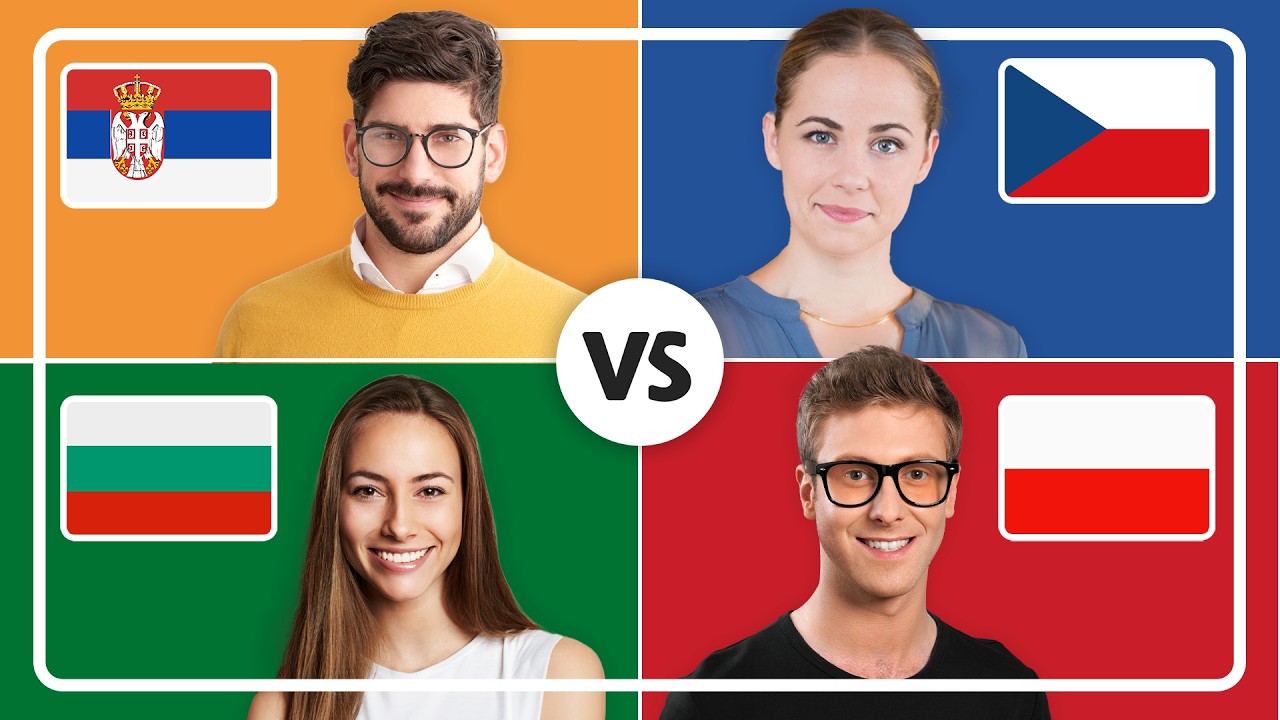 Serbian vs Bulgarian vs Polish vs Czech | Comparing Slavic Languages