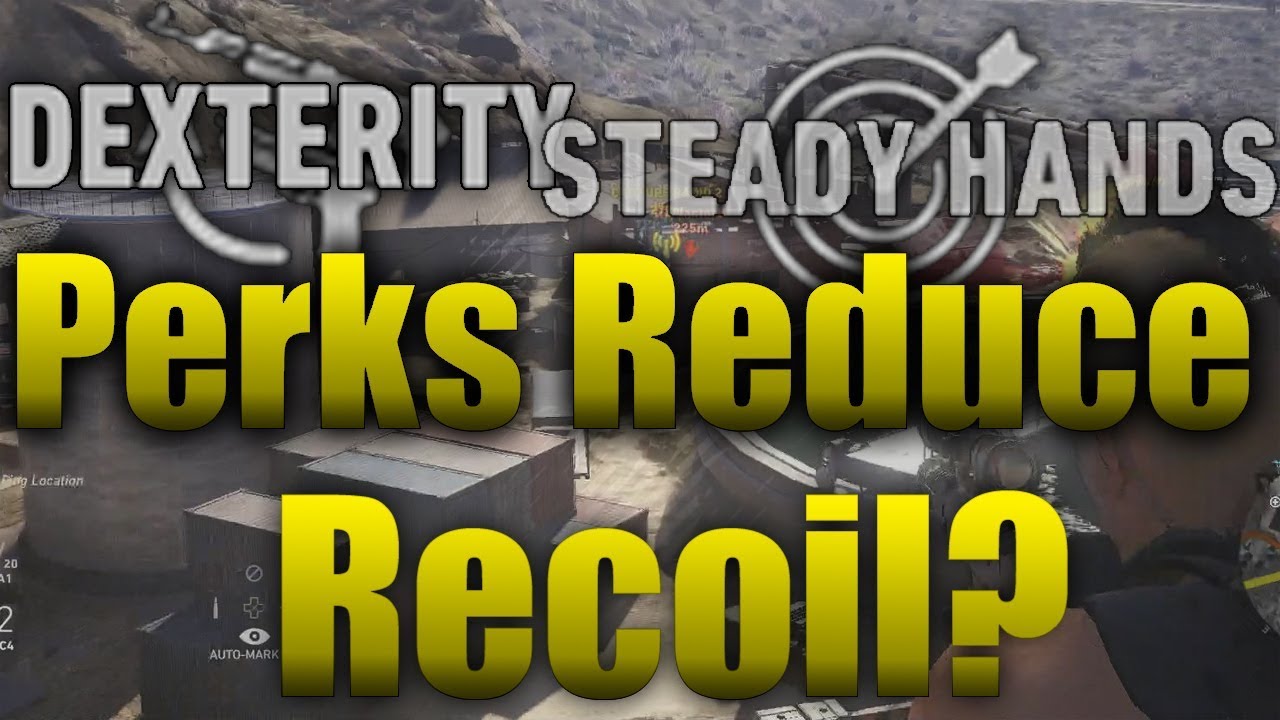 Ghost Recon - Do PERKS reduce RECOIL? - Wildlands Tips and Tricks