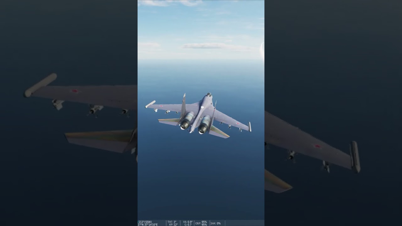 Су-35С Уворачиваемся от AIM 120, легко. (DCS)
